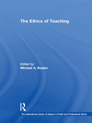 cover image of The Ethics of Teaching
